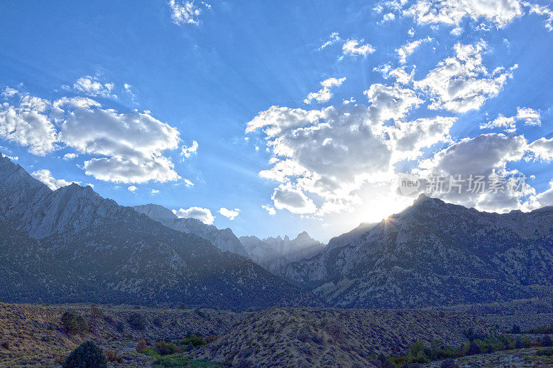 Mt.Whitney HDR日落